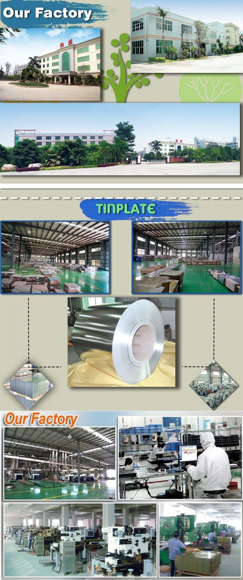 Normal Can End Electrolytic Tinplate Normal End Tin Free Steel Normal Lid for Food Packaging