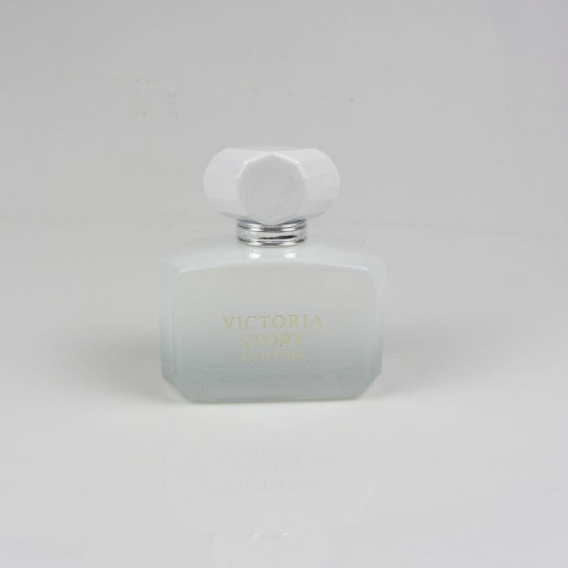 Rectangle Matte Black 100ml Refillable Glass Perfume Spray Bottle