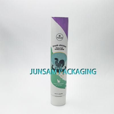 Soft Aluminum Tube Packaging Octagonal Capping Most Competitive Price Collapsible Animal Food