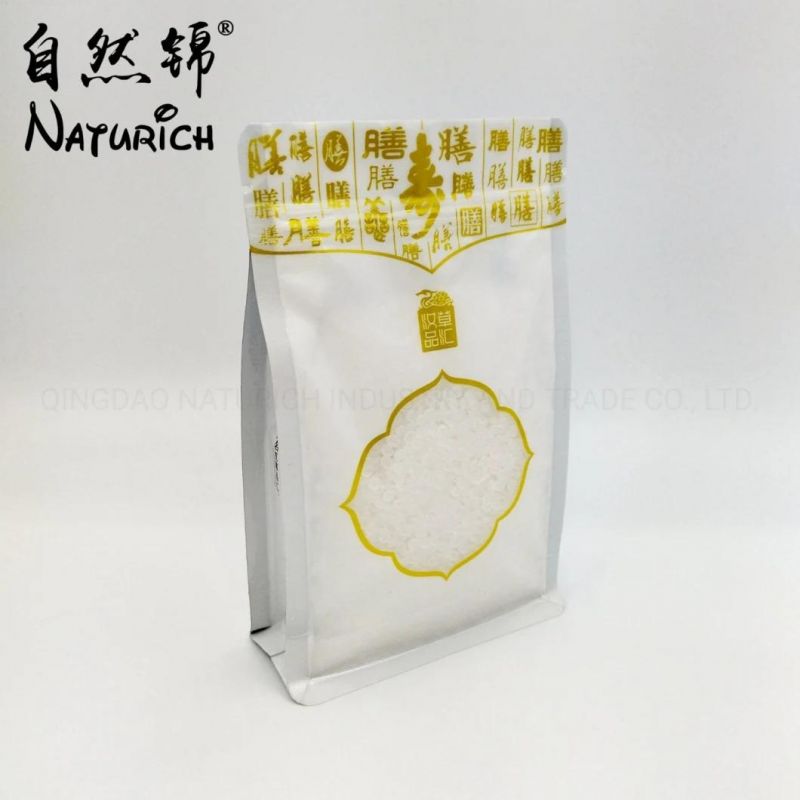 Aluminum Foil Bag for Coffee Flat Bottom Plastic Pouch