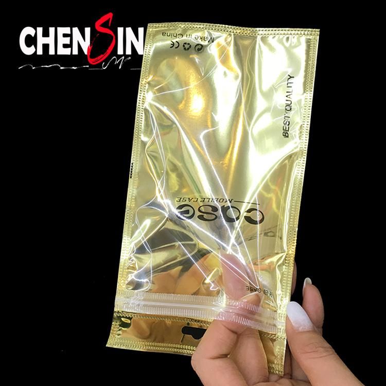 Silver Packaging Bag Aluminum Foil Plastic Bag with Zipper Bags