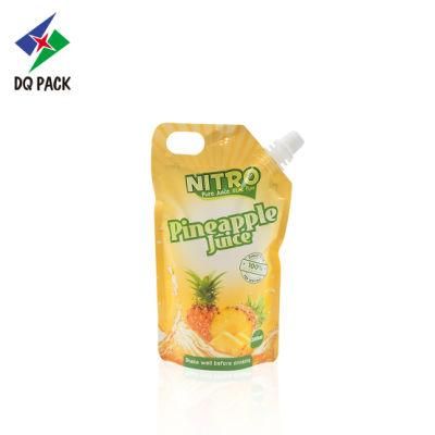 Dq Pack Oil Packaging Bag Manufacturer China Portable Juicy Drink Bags for Fruit Juice