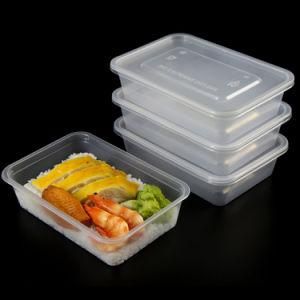 Custom Microwave Transparent Plastic Takeaway Lunch Box