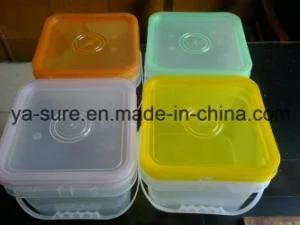 Hot Sale Square Plastic Pail for Hardware 5L