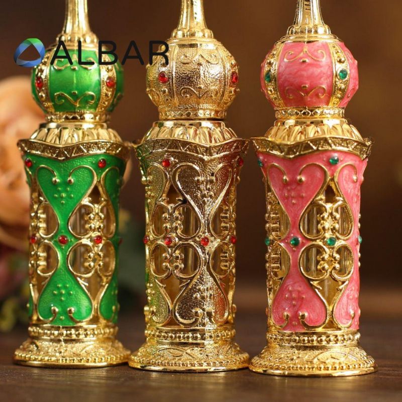 Tower Shape Unique Design Attar Oud Perfume Bottles for Skin Care and Fragrance