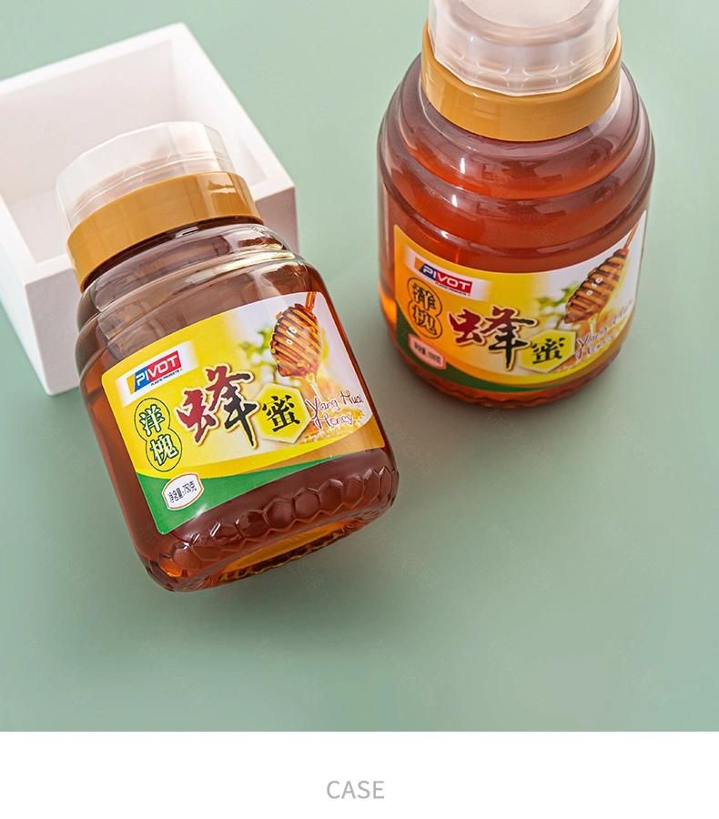 500g 700g 1000g 180ml 500ml 720ml Plastic Pet Honey Syrup Beverage Jam Bottle