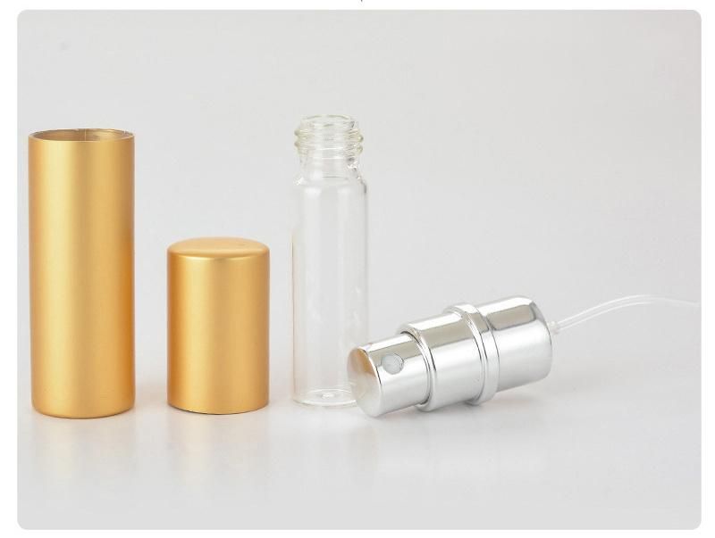 5ml Top Quality Perfume Bottle Mini Metal Sprayer Refillable Aluminum Perfume Atomizer Travel Size