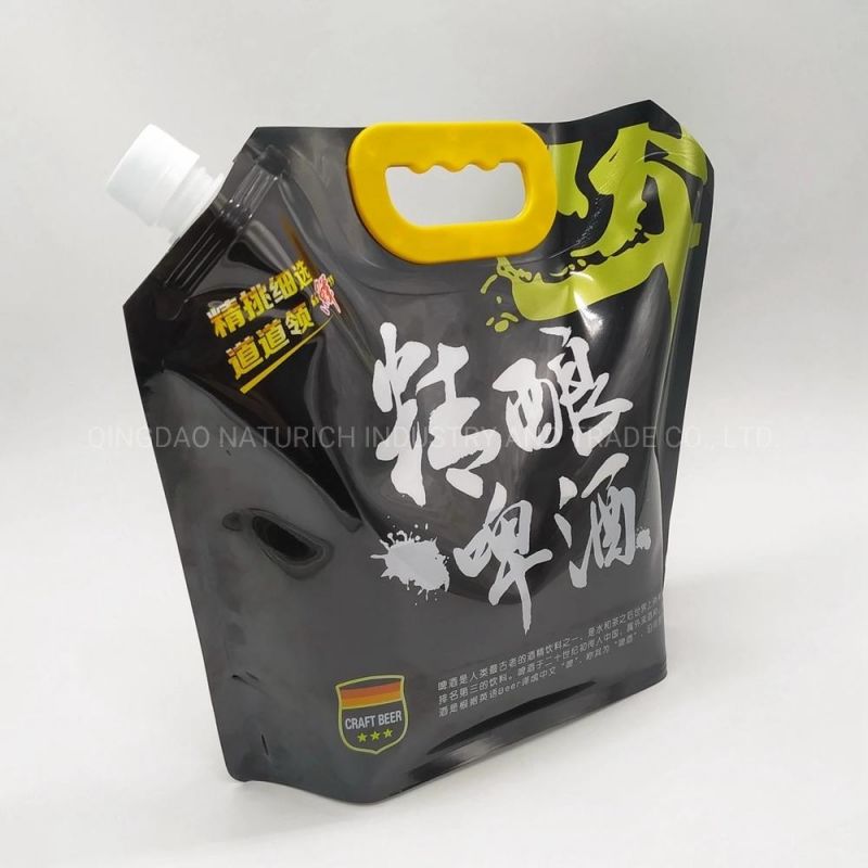 Food Grade Stand up Spout Bag for Beer/Liquid Packaging