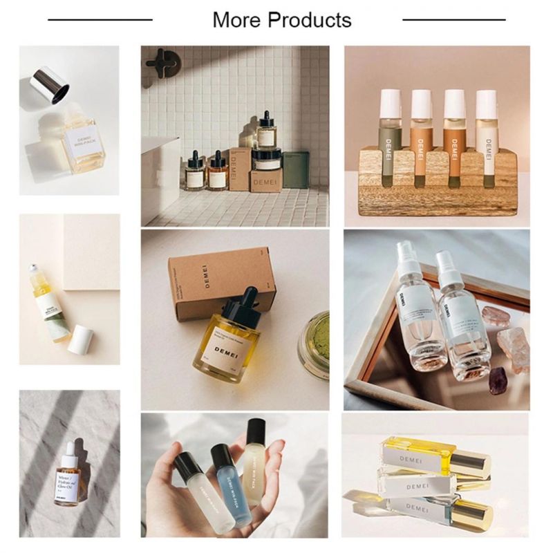 High Quality 15ml 25ml 50ml 100ml Luxury Skin Care Serum Dropper Bottles Amber Essential Oils Cosmetic Glass Bottles for Essence