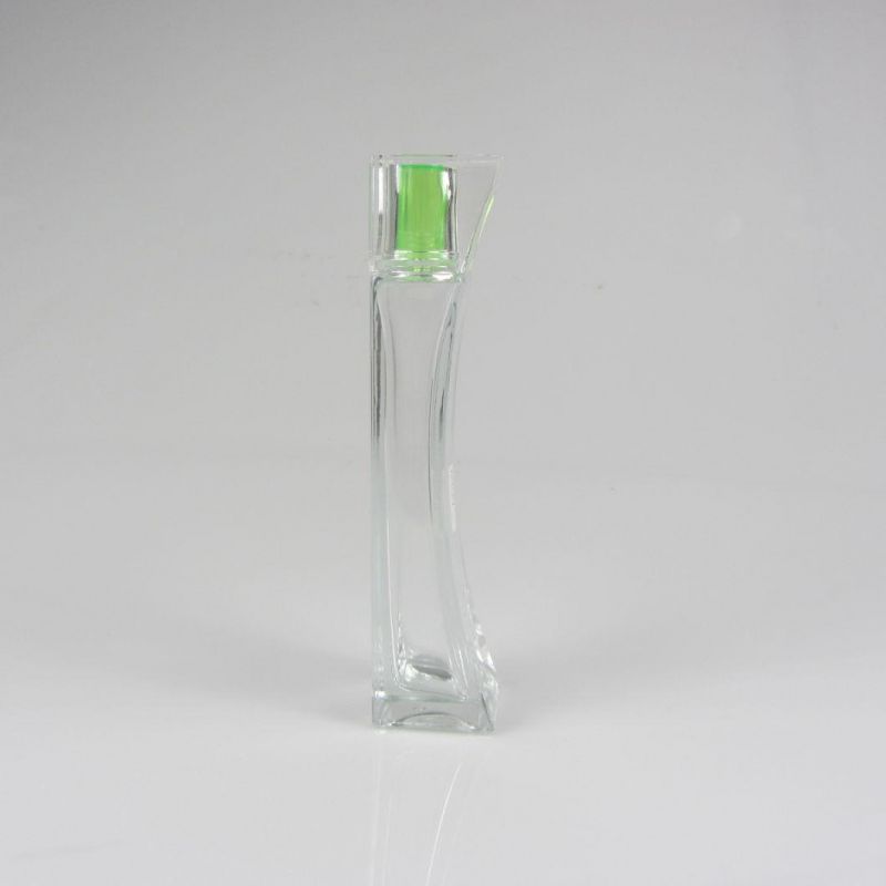 Refillable Glass Perfume Spray Bottle with Plastic Cap