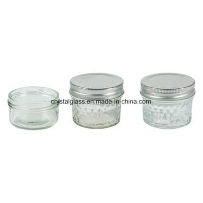 Wide Mouth Caviar Glass Mason Jars
