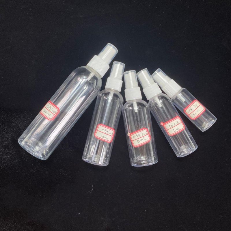 Empty Transparent 1 Oz 50ml 100ml 150ml Plastic Spray Bottles