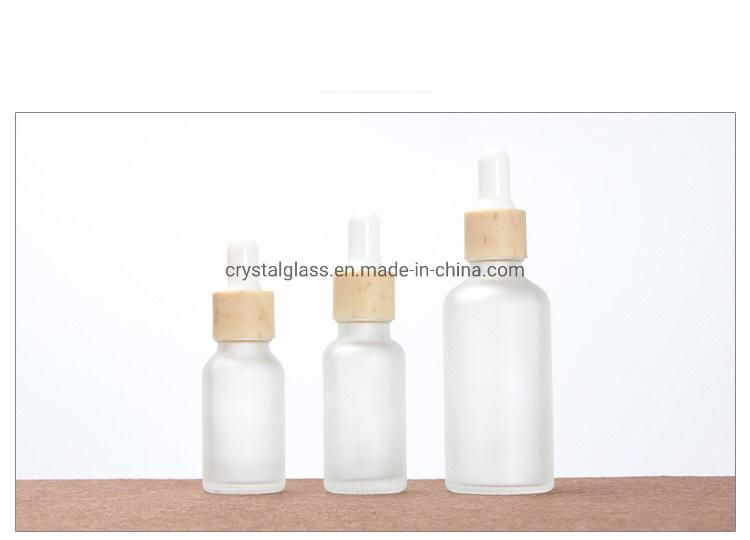 15ml 20ml 30ml 50ml Essential Oil Bottle with Dropper and Wooden Caps