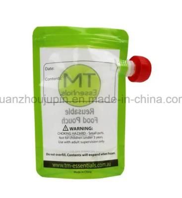 OEM Plastic Doypack Liquid Spout Packaging Ziplock Bag