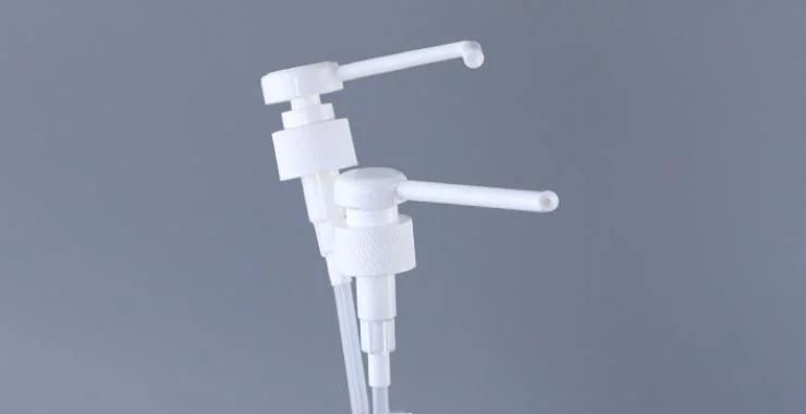 500ml Square White HDPE Bottle with Long Nozzle for Alcohol Disinfectant Hand Washing Liquid