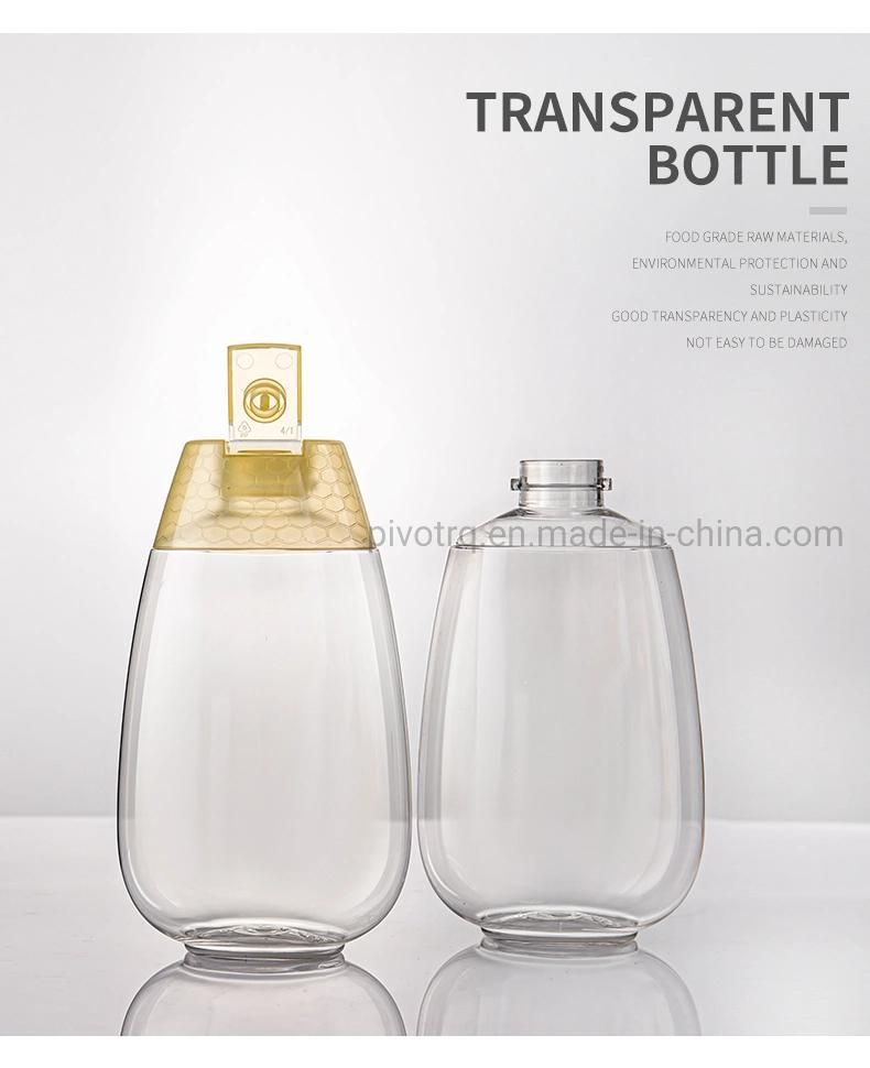 500g Honey Packaging Bottle with Silicone Valve for Honey Jam Syrup