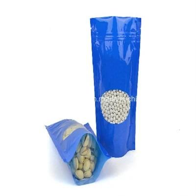 Food Grade D2w Biodegradable Stand up Pouch with Clear Window, Biodegradable Zipper Bags