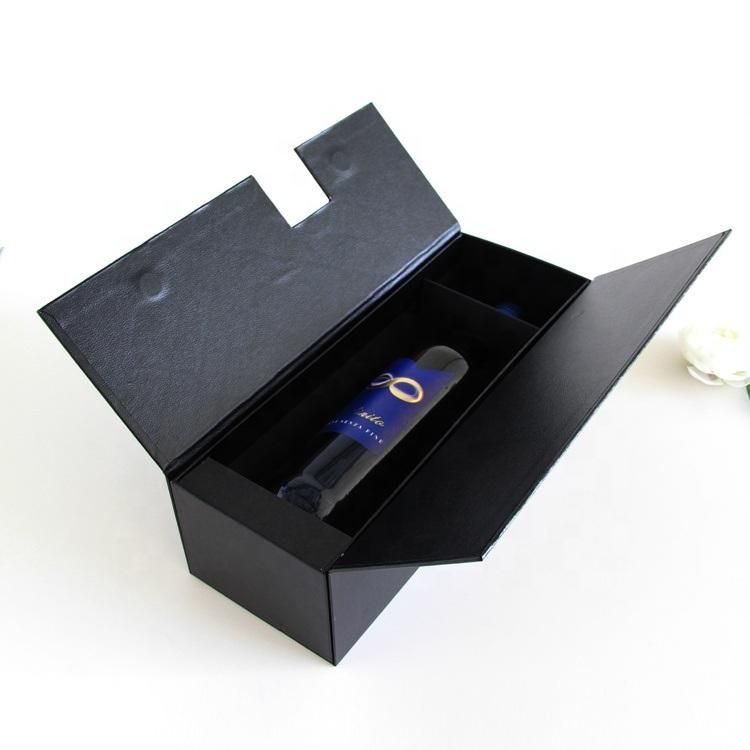 Luxury Single Glass Wine Accessories Gift Set Packaging Cardboard Gift Box with Foam Insert