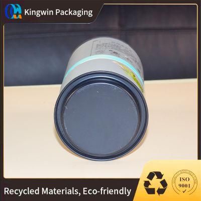 Aluminum Foil Paper Cylinder Creative Round Kraft Paper Tube Packaging Airtight Gift Box Packaging