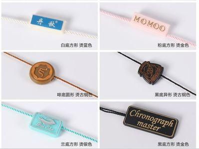 High Quality Wholesale Embossed Custom Plastic Hang Tag