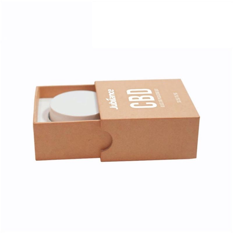 Custom Printed Wax Oil Concentrate Container Glass Jar Packaging Box