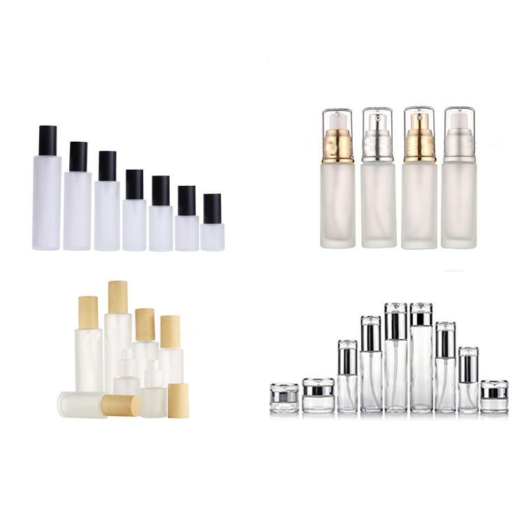 30ml Airless Pump Bottle Amber Perfume Spray Pump Glass 30ml Amber Pump Sprayer Cap Bottle 50 Ml Spray Bottle