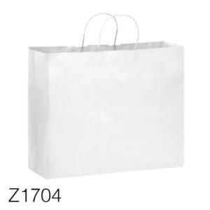 Z1704 Packing Modern Style Brown Paper Bag, Customized Thick Kraft Paper Bag with Handles