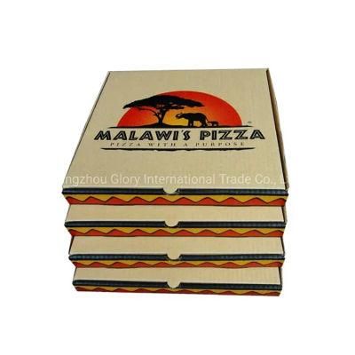 Wholesale Biodegradable Kraft Paper Fast Food Box Pizza Box