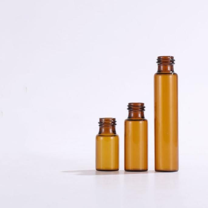 3ml 5ml 10ml Amber Glass Roll-on Bottle Essential Oil Bottles with Stainless Steel Roller Ball and Black Plastic Cap