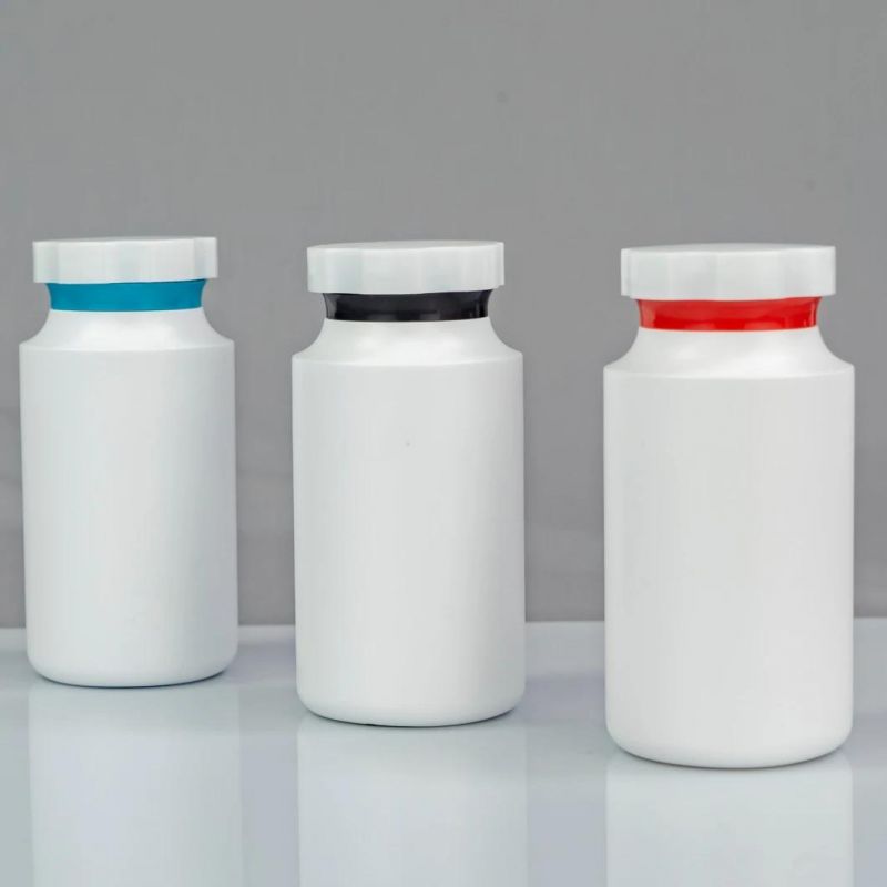 Manufacturers Irregular Round Jar Colorful Cap High Density Hot Sale Empty Oxygen Resistance Food Medicine Healthcare Products Matte Skin 250ml HDPE Bottle