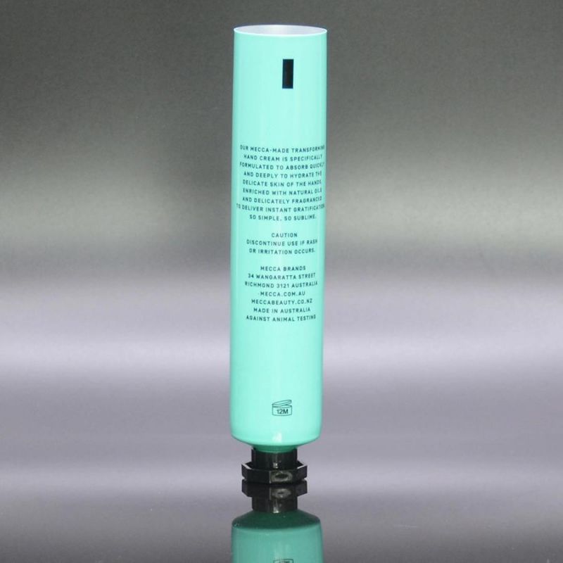 Aluminum Plastic Empty Hand Cream Tube Container with Octagon Cap