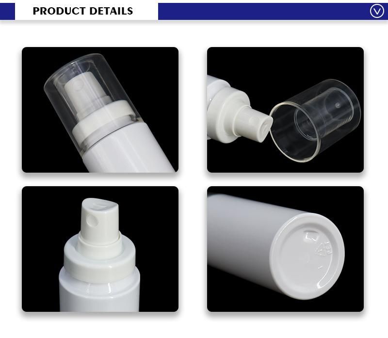 Best-Selling 50ml 60ml 80ml White Pump Spray Bottle