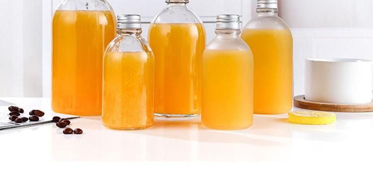 150ml 250ml 350ml 500ml Empty Round Beverage Kombucha Juicy Bottles Beverages with Aluminum Cap