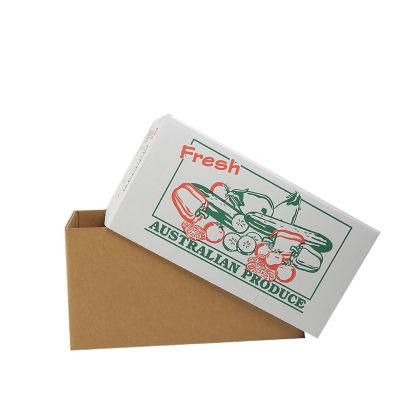 Corrugated Paper Fruit Packaging Box, Cardboard Fruit Box (FP020005)