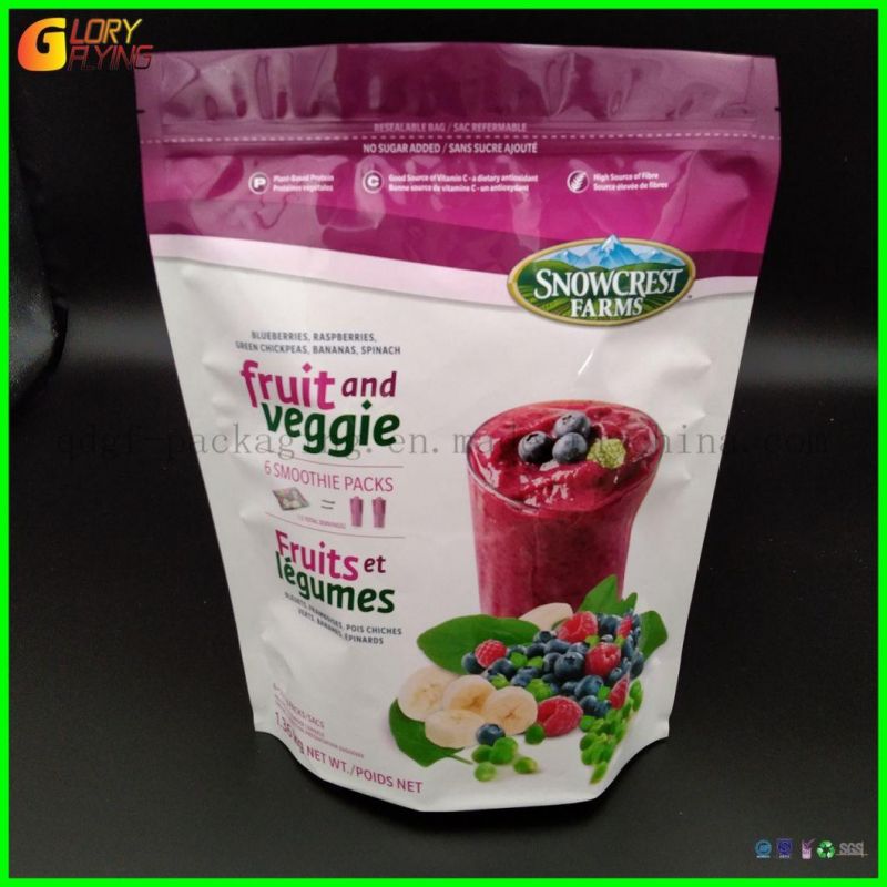 Aluminium Foil Frozen Fruit Vacuum Packaging/Food Bags/Empty Plastic Pouch Bags