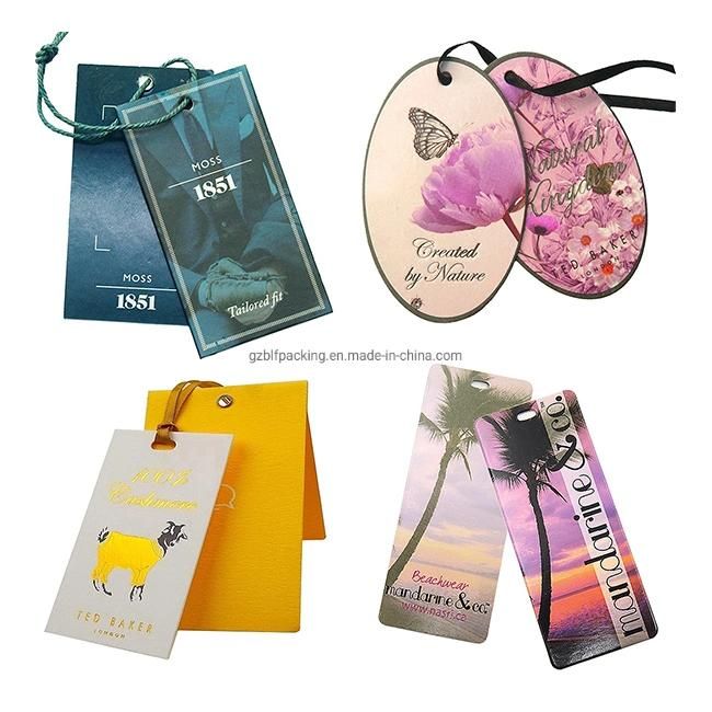 Custom Design Clothing Paper Tags