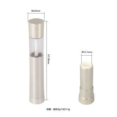 High Quality Professional Makeup Plastic Empty Refillable Round Lip Glaze Tube Lip Gloss Containers