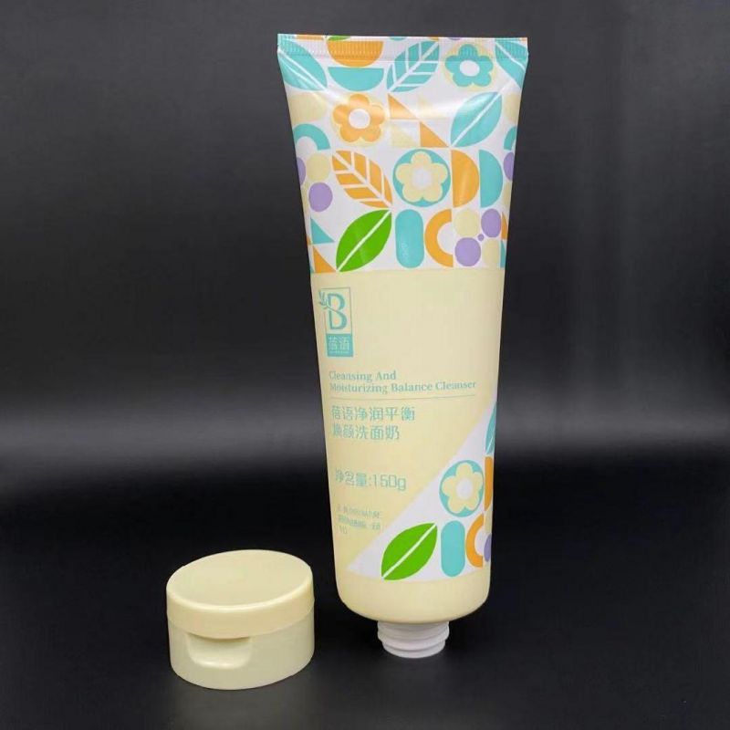 Wholesale120ml Custom Design Empty Cosmetics PE Plastic Tube Hair Extension Packaging Containers Tubes