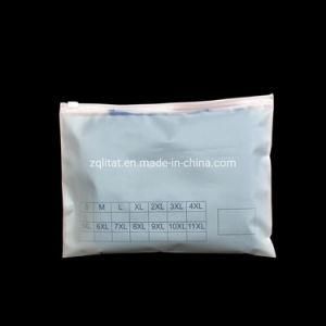 Clothing Packaging Frosted Transparent CPE Zipper Bag Plastic Self Sealing Customized Logo Bag Clothing Packaging Sealed Bag