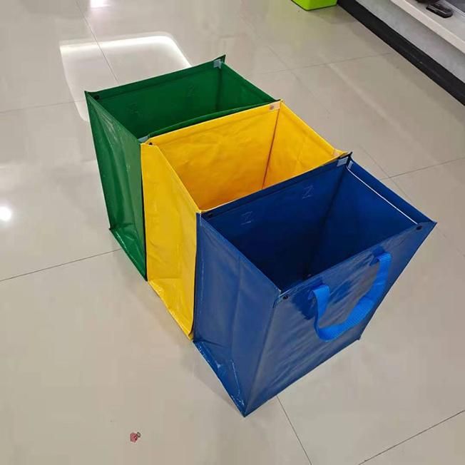 Reusable PP Woven Garbage Bag Sets, Home Kitchen Trash Bags, Waste Storage Bags, Custom Design Is Welcome