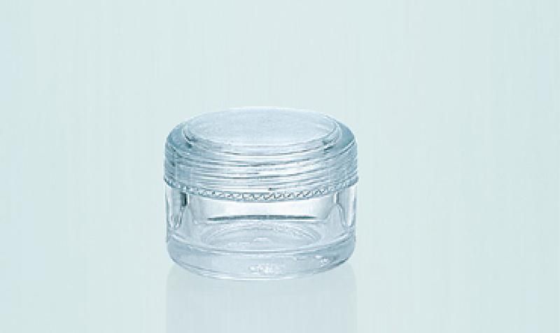 5g Mini Transparent Plastic Empty Cream Jar for Beauty packaging