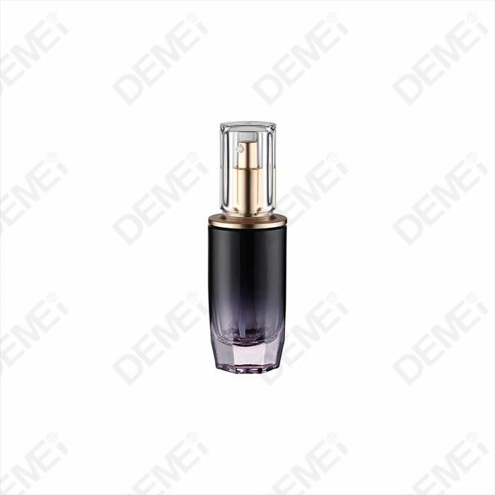 30g 50g 40ml 100ml 120ml Gradient Purple Color Glass Lotion Bottle and Cap