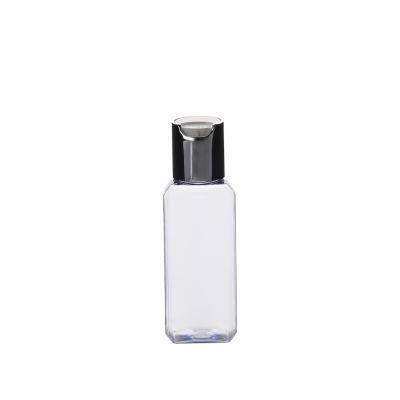 100ml Pump Bottle Square Bottle with Disc Cap