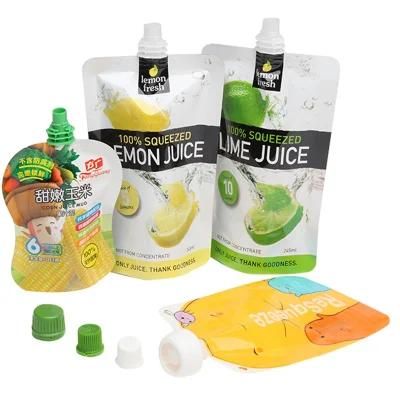 Squeeze Aluminum Foil Stand up Baby Packing Food Fruit Juice Yogurt Liquid Spout Pouch