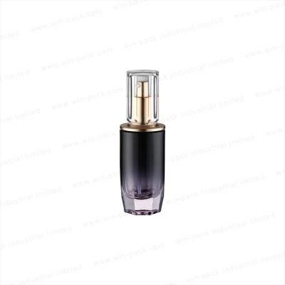 High Quality Transparent Color 40ml 100ml 120ml Empty Glass Lotion Bottles with Gold Pumpfactory Wholesale High Quality