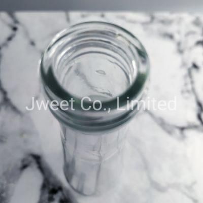 Factory Custom Round Small Capacity Spirits Glass Bottle 375ml