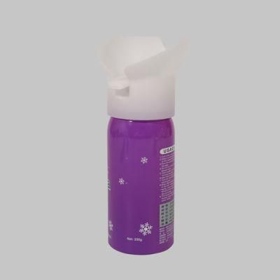 Chemical Cosmetic OEM Polybag/Eggcrate Cartons Aluminum Aerosol Bottle Spray Can