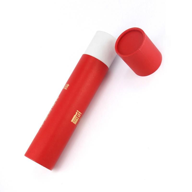 Chinese Red Couplet Chopsticks Packaging Tube Box