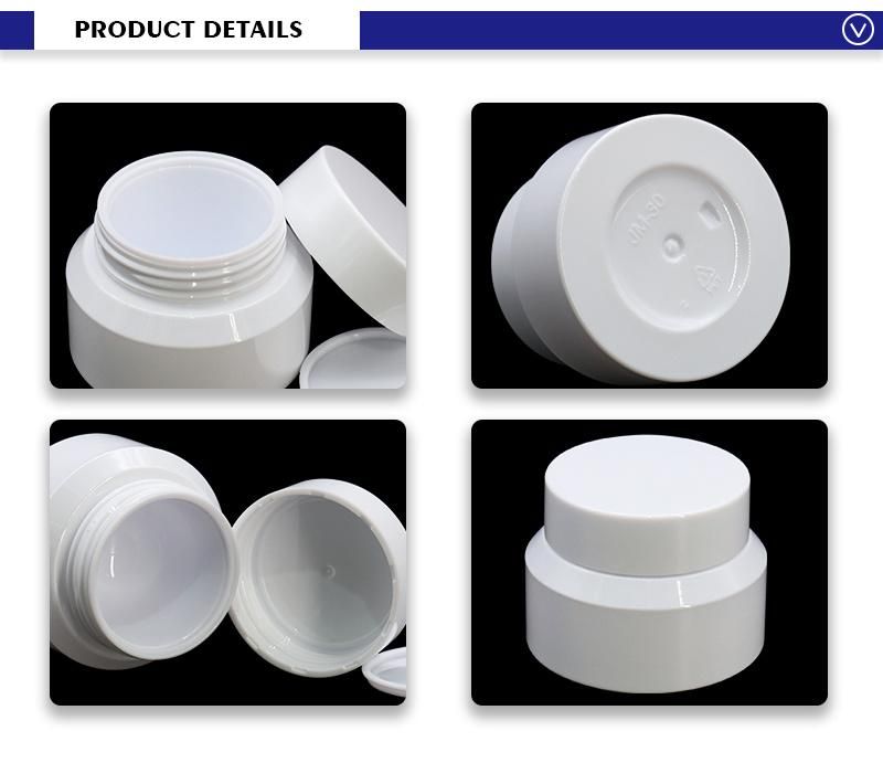 High Quality 20g 30g White Pet Cream Jar