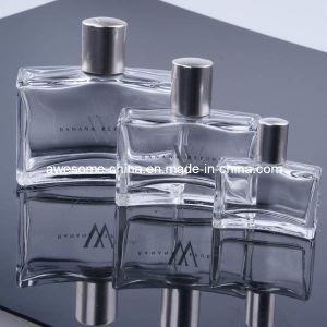 Clear Square Glass Perfume Bottle